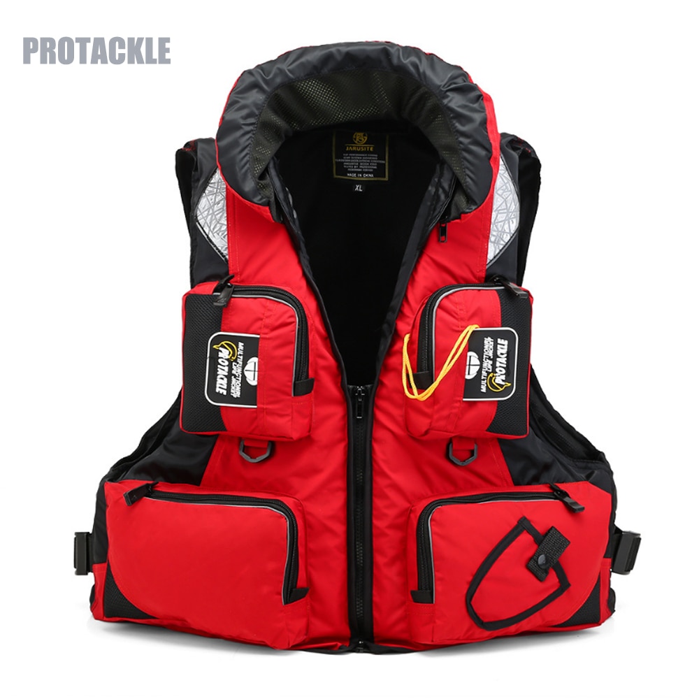 Adults Fishing life jackets large buoyancy multi-function portable marine fishing drifting fishing life vest