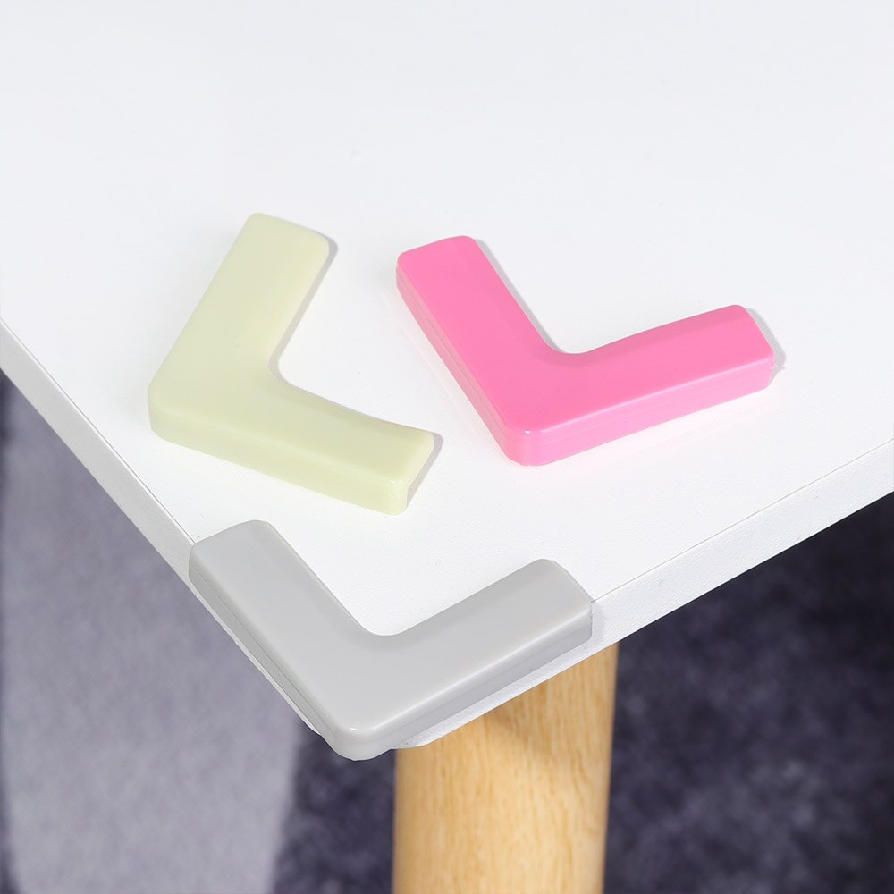 4Pcs Baby Safety Corner Guards Silicone Edge Protection Corner Protector Anticollision Strip Kids Security Head Protection
