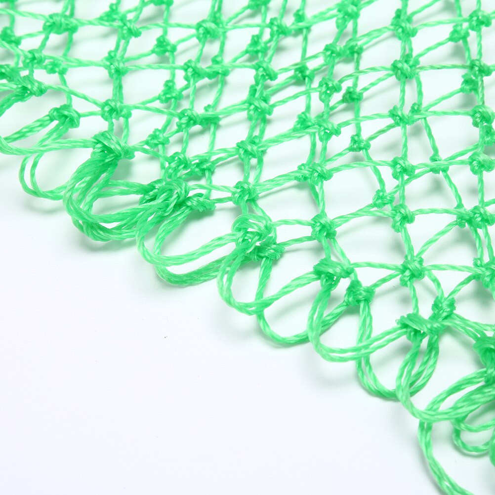 1PC Nylon Fishing Net 35/45/70cm Green Nylon Fishing Nets Fishing Collapsible Rhombus Mesh Hole Folding Dip Net