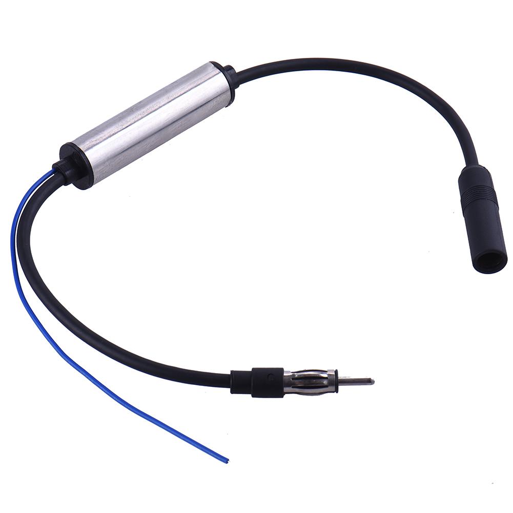 Car Radio Antenna Amplifier Car Audio FM Signal Amplifier Signal Booster 12V Car Automobile Radio Signal Amplifier Newest