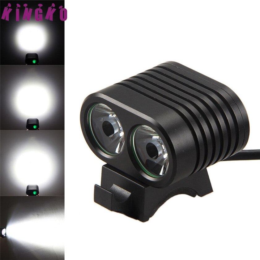 8000Lumen 2x CREE XM-L2 LED Cycling Front Bicycle Bike light Headlight Headlamp
