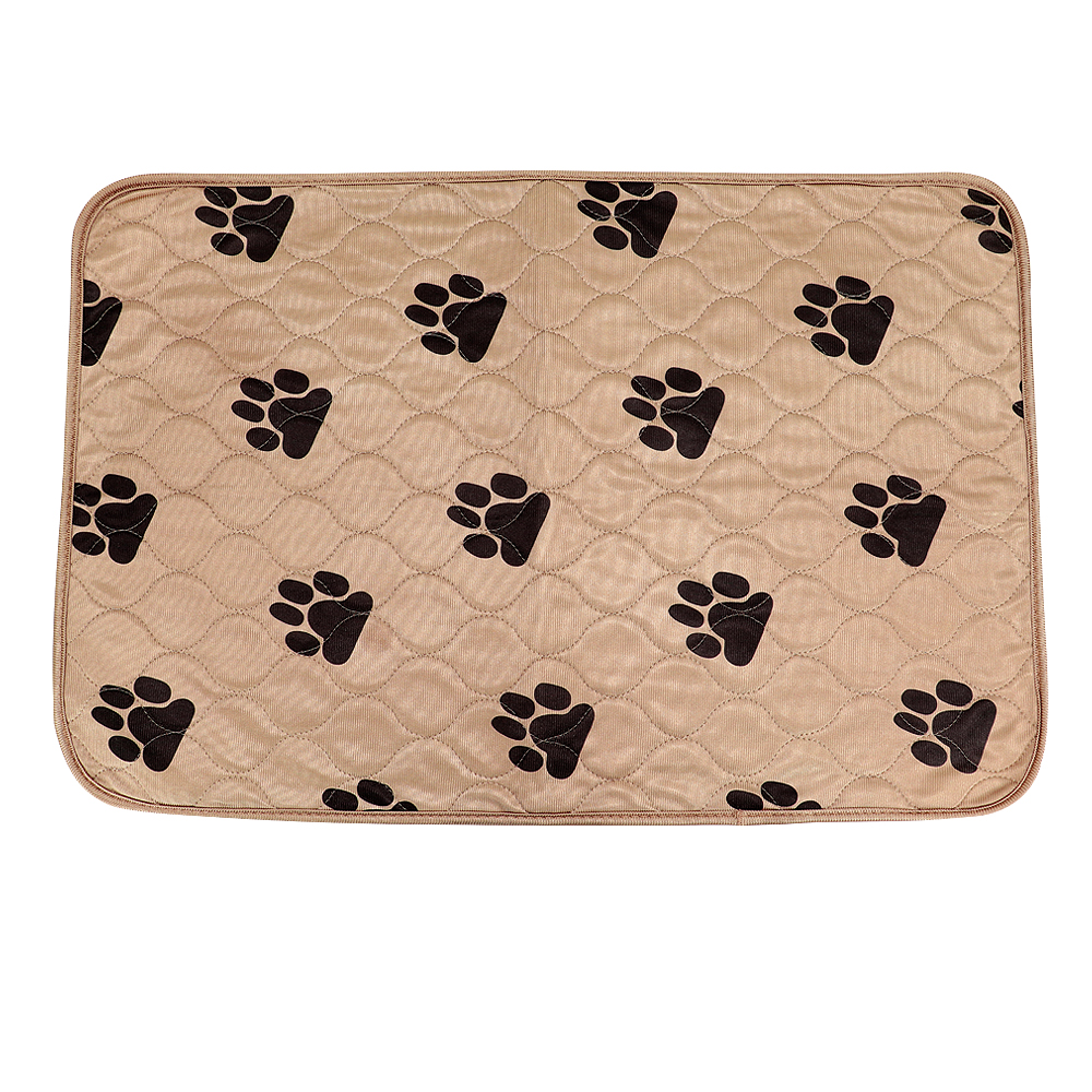 Coussin d'urine réutilisable pour chien, tapis lavable pour animaux de compagnie, absorbant l'urine, respirant, tapis d'entraînement pour chiens, housse de siège de voiture: Light Brown / 80X90cm