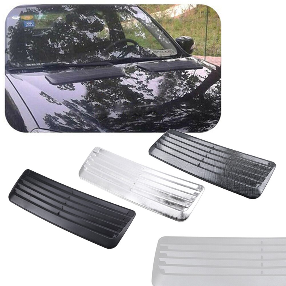 Car Accessories Air Flow Intake Scoop Turbo Bonnet Vent Cover Hood Trim Decoration Universal For Cars