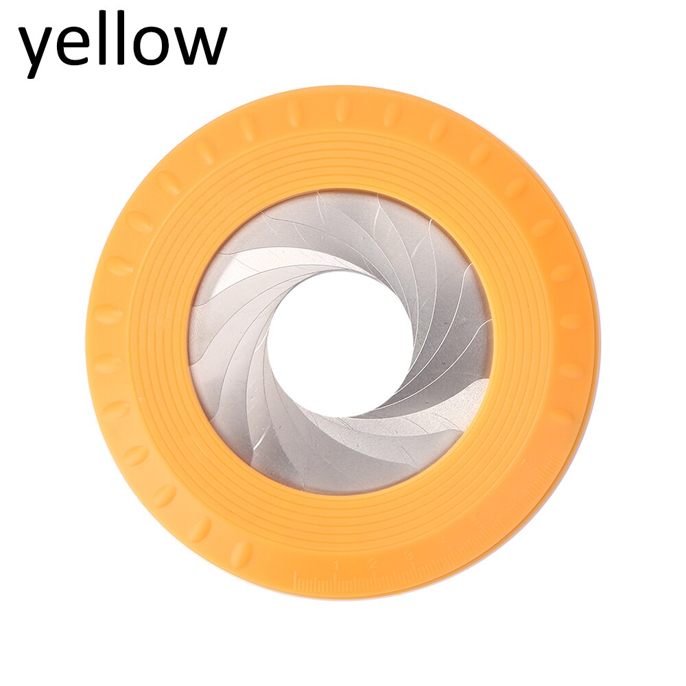 High-Precision Circle Drawing Tool Math Drawing Round Ruler Adjustable Size Drafting Scribe Carpenter Gauge Tool: yellow