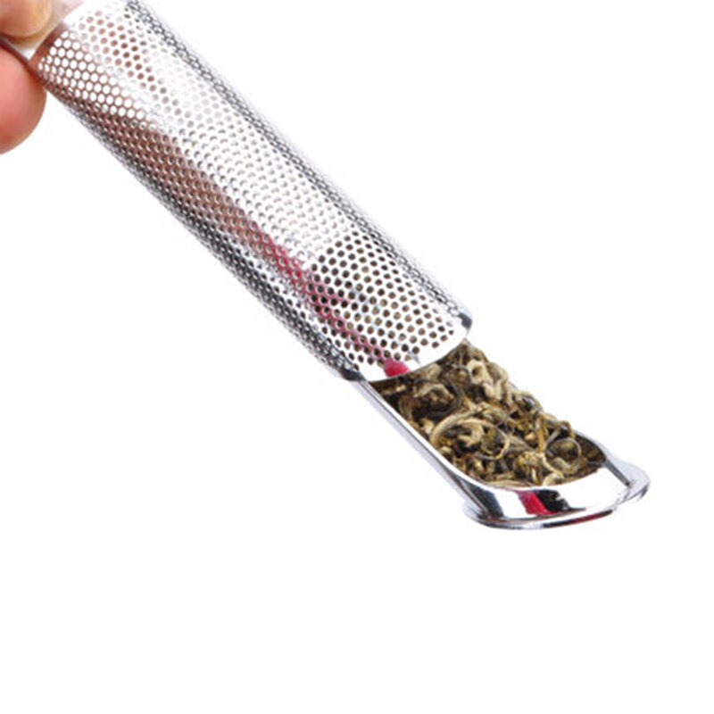 Metalen theezeef voor mok, luxe filter voor puer thee, kruidenthee, accessoires, roestvrijstalen thee-infuserpijp