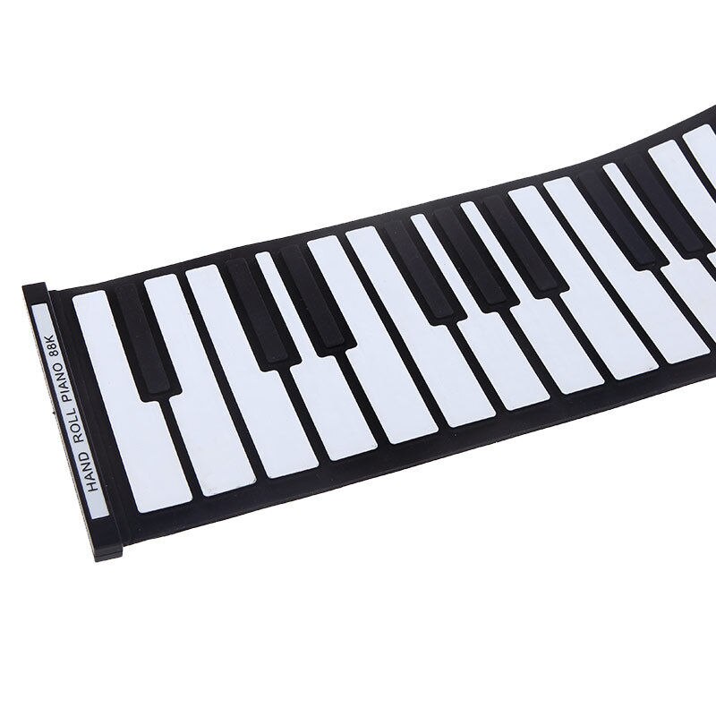 Flexible 88 teclas USB Flexible Roll-up Teclado de Piano electrónico