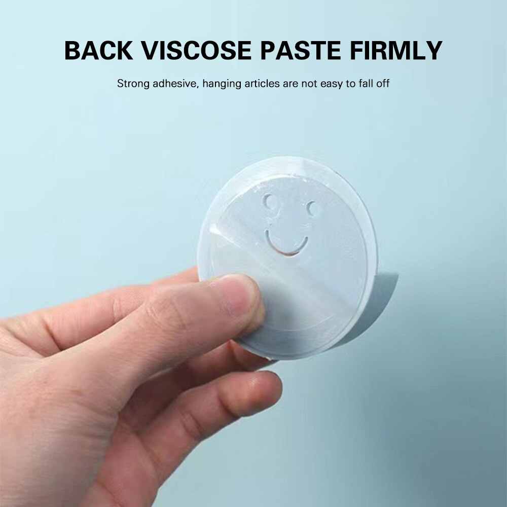 Power Plug Socket Holder Hook Multifunctional Punch-Free Adhesive Hanger for Door Wall Bathroom Wall Mounted EIG88