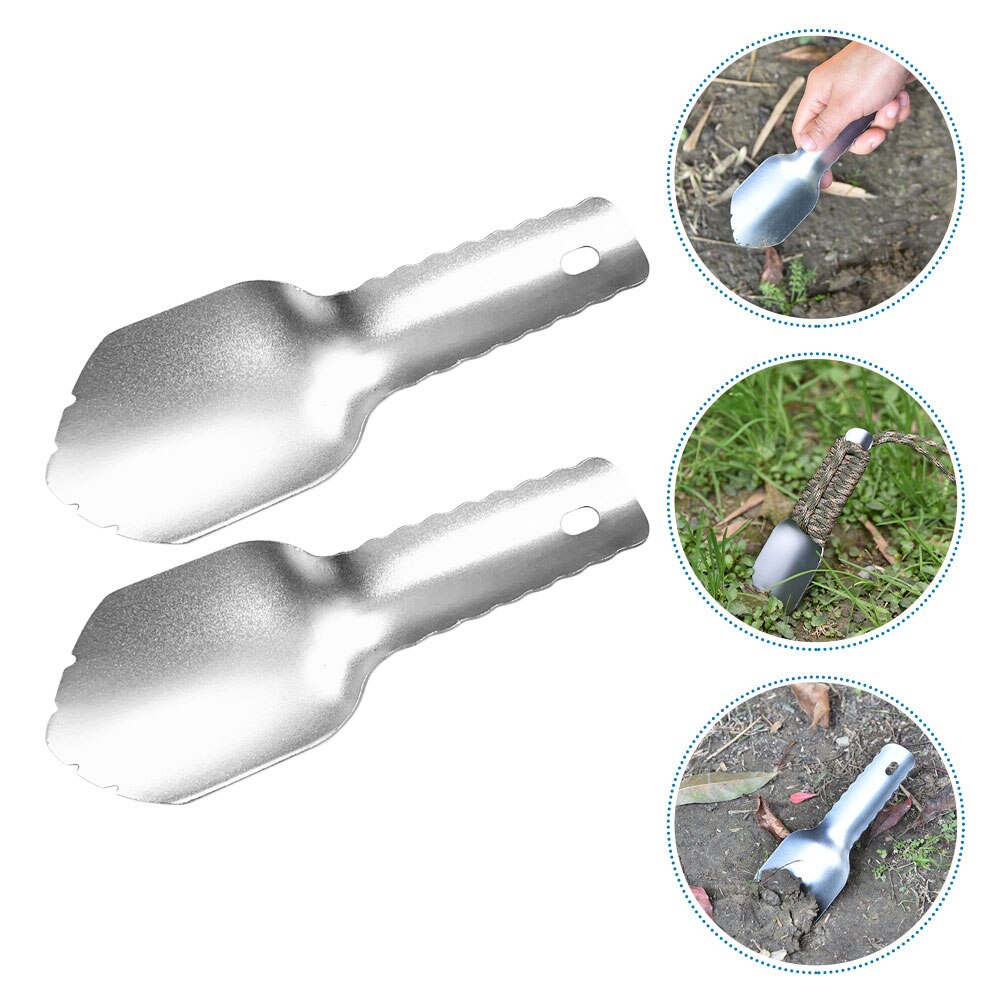 2pcs Sand Digging Tool Outdoor Multi-purpose Shovel Garden Tool Camping Shovel