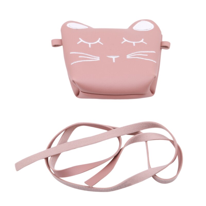 neue freundlicher Geldbörse Baby Katze Mini Schulter Tasche Niedliche Prinzessin Bote Taschen Faux Wildleder Kleine Taschen Für freundlicher Mädchen