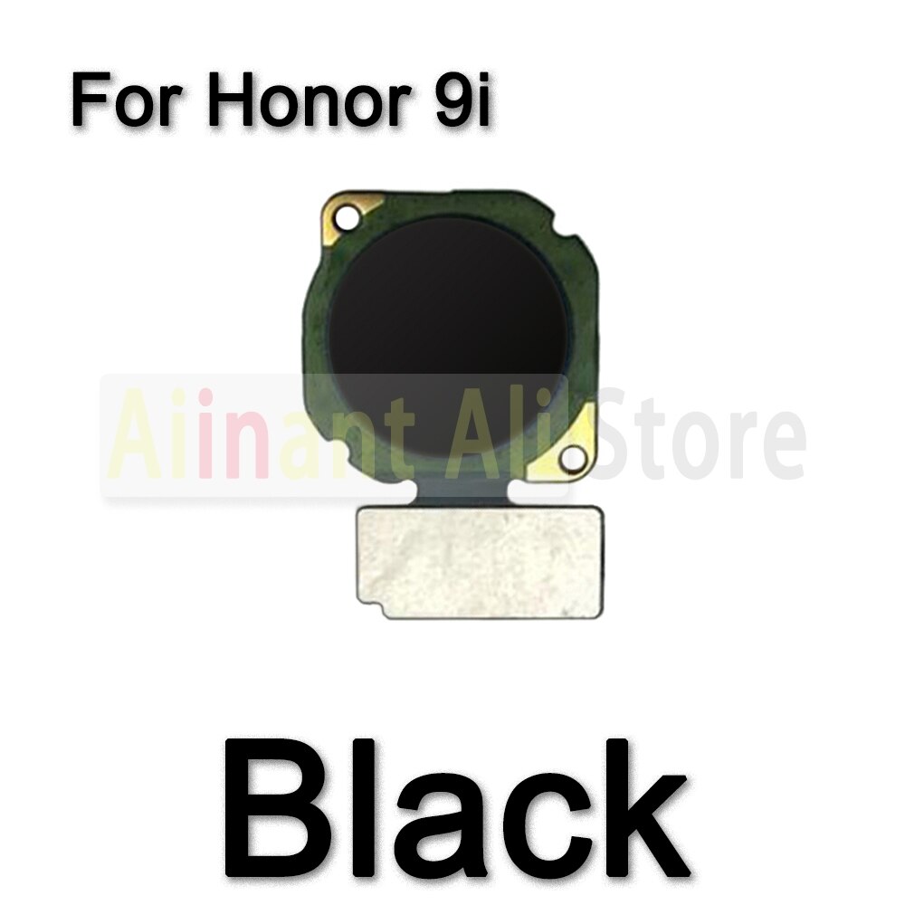Alkuperäinen kotiavain sormenjälkitunnistimen joustokaapeli huawei honorille 9 9i 9x lite touch id sormenjälki flex kaapeli puhelimen osat: Honor 9i musta
