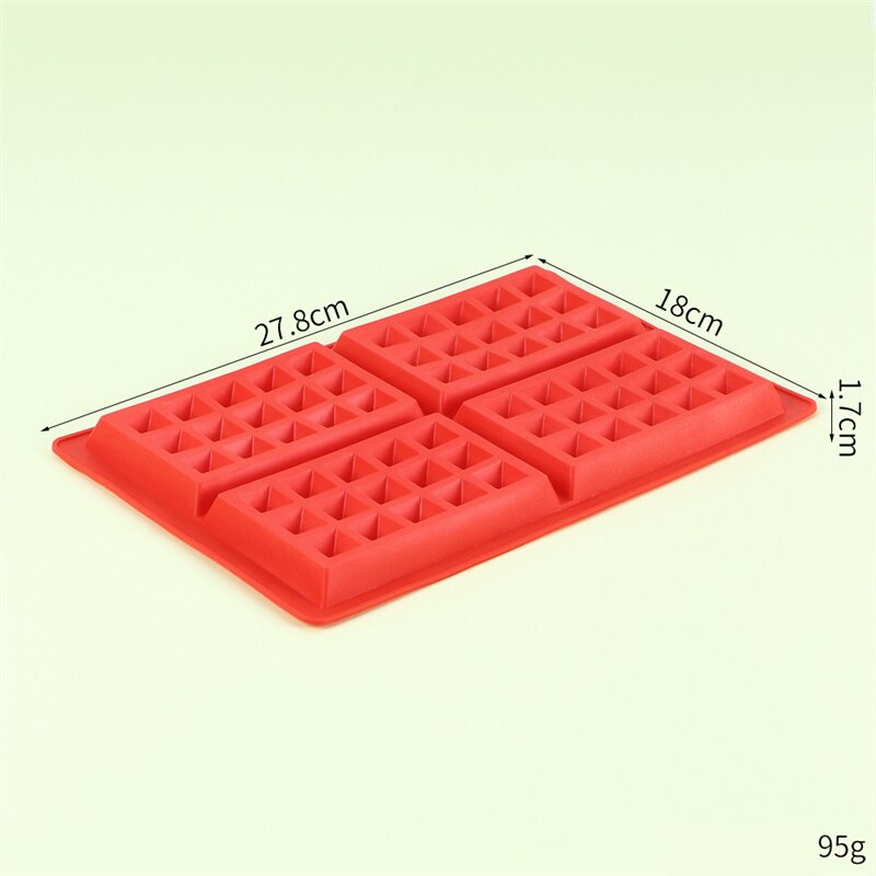 Antihaft Silikon Küche Waffeleisen Rechteck Runde Waffeln Pfanne Kuchen Backform Waffel Silikon Backformen einstellen Backen Werkzeuge: Waffel Hersteller