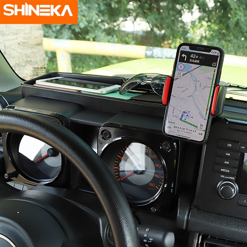 Shineka bil dashboard opbevaringsboks telefon tablet holder organisator bakke til suzuki jimny opbevaring af oprydningstilbehør