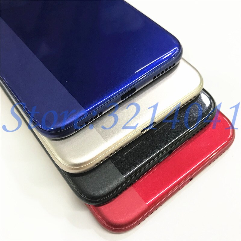 6.09 "Voor Huawei Honor 8A/8A Pro JAT-LX1 JAT-L41 JAT-LX3 Back Battery Cover Deur Behuizing Case Rear Onderdelen met Zijknoppen