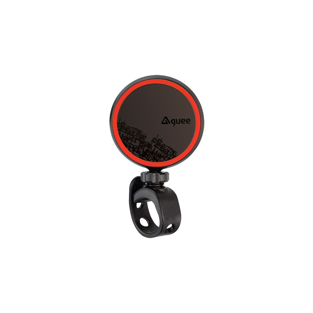 Guee-ver bicicleta espejos retrovisores para manillar ciclismo vista trasera de bicicleta MTB bicicleta de silicona de la manija espejo retrovisor: red