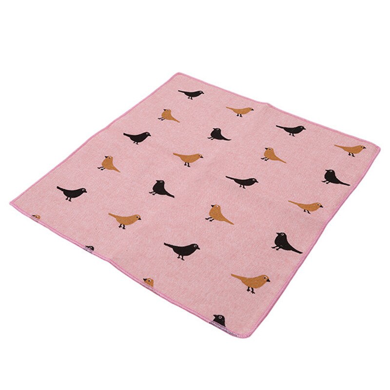 Pañuelo cuadrado de algodón con bolsillo y estampado de animales, traje con bolsillo cuadrado, 1 unidad