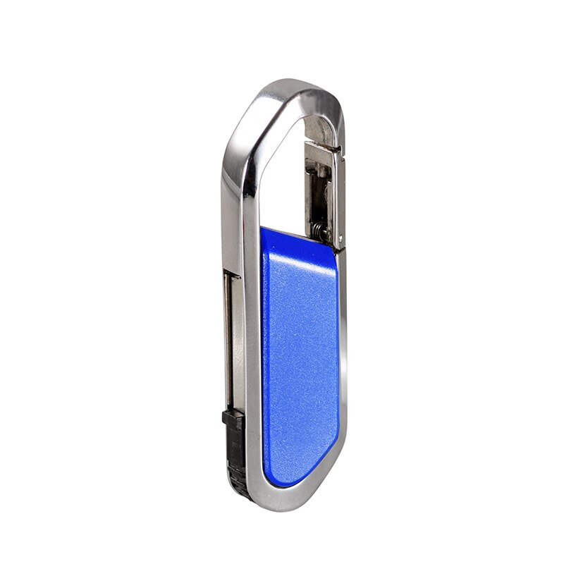 JASTER skóra USB2.0 karabinek pendrive biznes Flash Drive 4GB 8GB 16GB 32GB 64GB 128GB moda prezent darmowa wysyłka: 16 gb / Blue