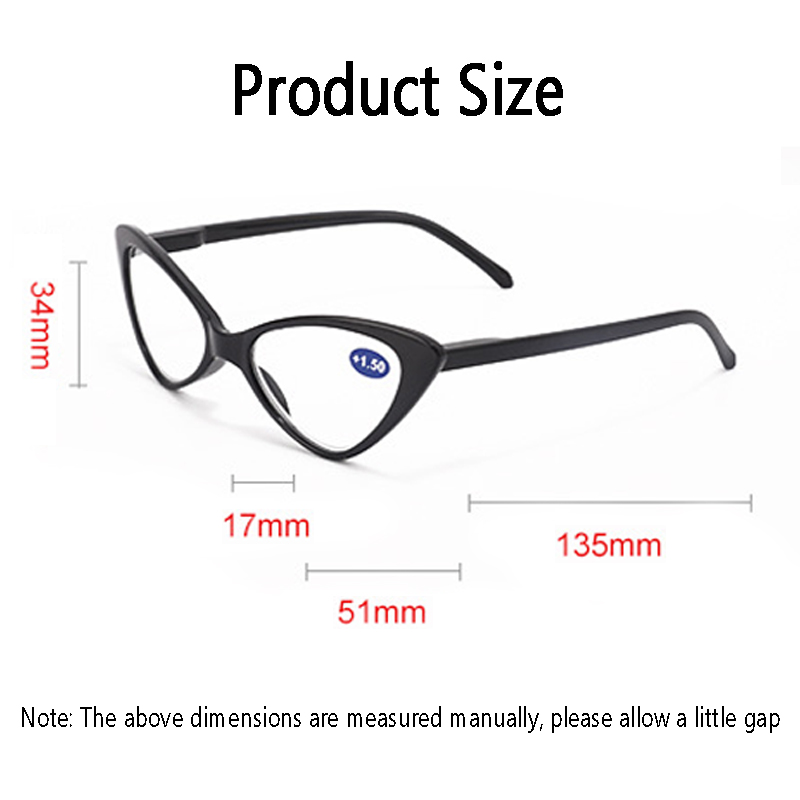 Gafas de lectura tipo ojo de gato para mujer, anteojos de lectura estilo ojo de gato, estilo Retro, leopardo, ligeros, para presbicia, + 1,0 + 1,5 + 2,0 + 2,5 ~ + 4,0