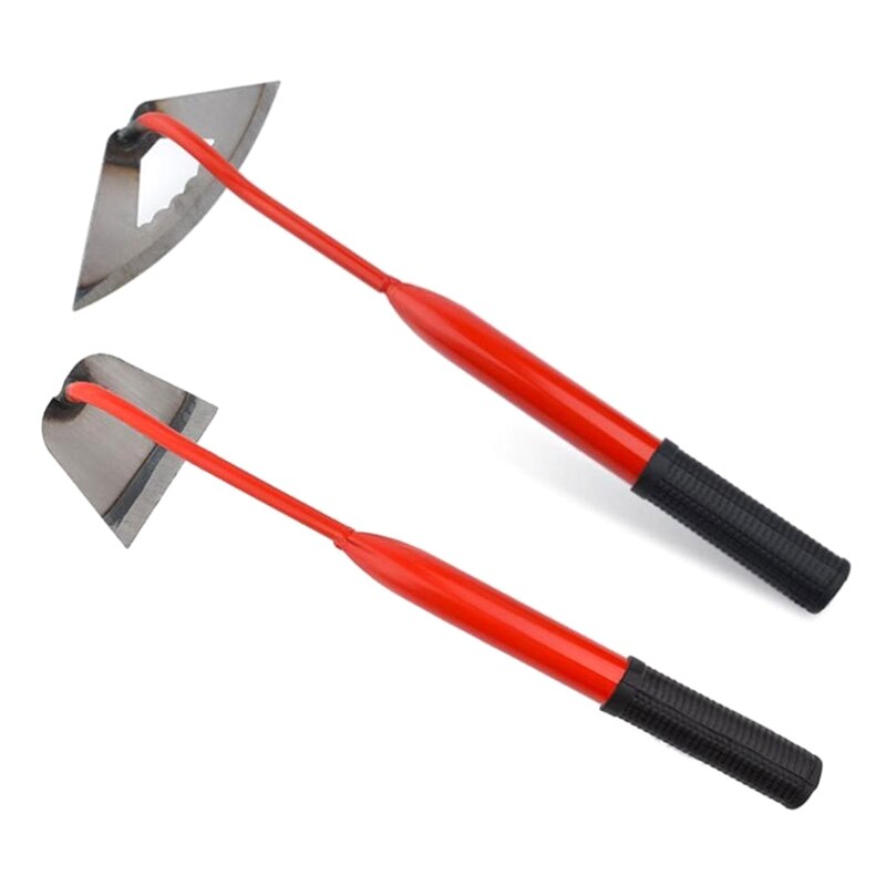 Loose Soil Tool Hardened Hollow Hoe Durable Agriculture Tool Garden Edger Weeder for Backyard Weeding Loosening Planting