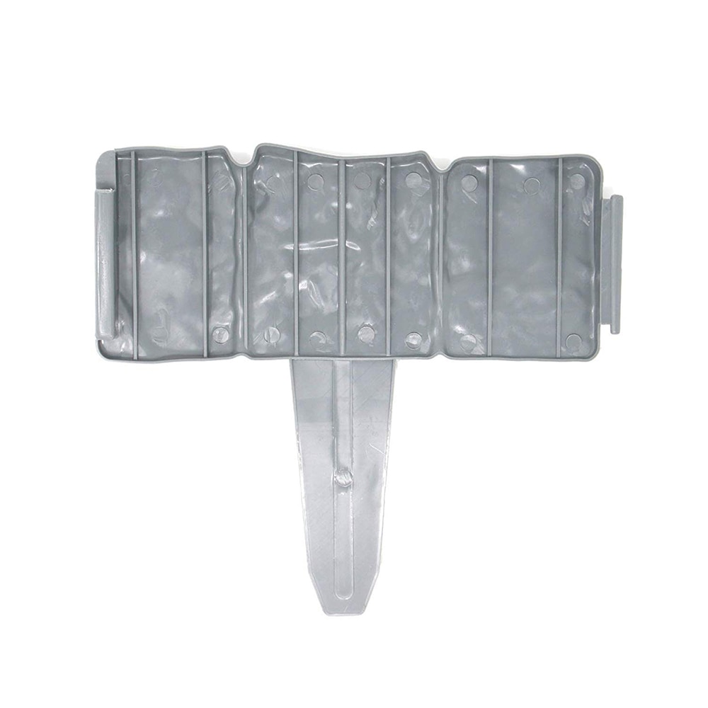 Valla de 5 metros para jardín, borde de adoquines, bordes plásticos para césped, decoraciones para bordes de plantas, borde de cama de flores, 20 Uds.