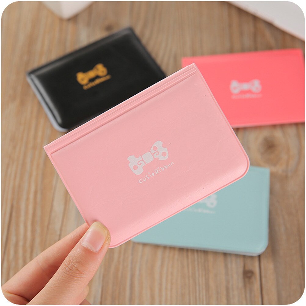 1Pc Pu Leer Functie Bits Card Case Visitekaarthouder Mannen Vrouwen Credit Paspoort Card Bag Id Passport Card portemonnee