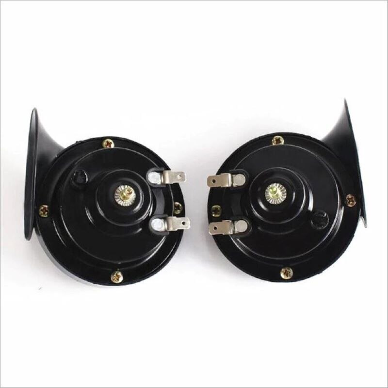 2Pcs 300DB Trein Hoorn Voor Vrachtwagens De Luidste Waterdichte Loud Air Elektrische Slak Hoorn 12/24/48V Dubbele Hoorn Geluid: 48V