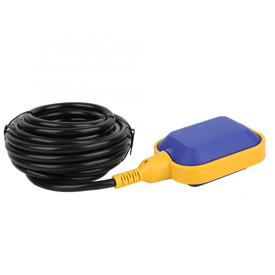 1 Set 0-250V Float Switch Liquid Level Sensor Water Feed Drainage Auto Controller 6M Cable KEY-6 Cable Float Switch