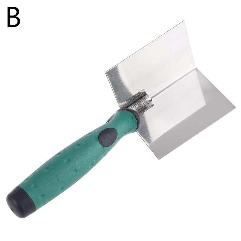 Drywall Corner Tool Flexes for 90 Degree Corner High Grade Stainless Steel Sheetrock Corner Trowel Ergonomic Grip Tool: B