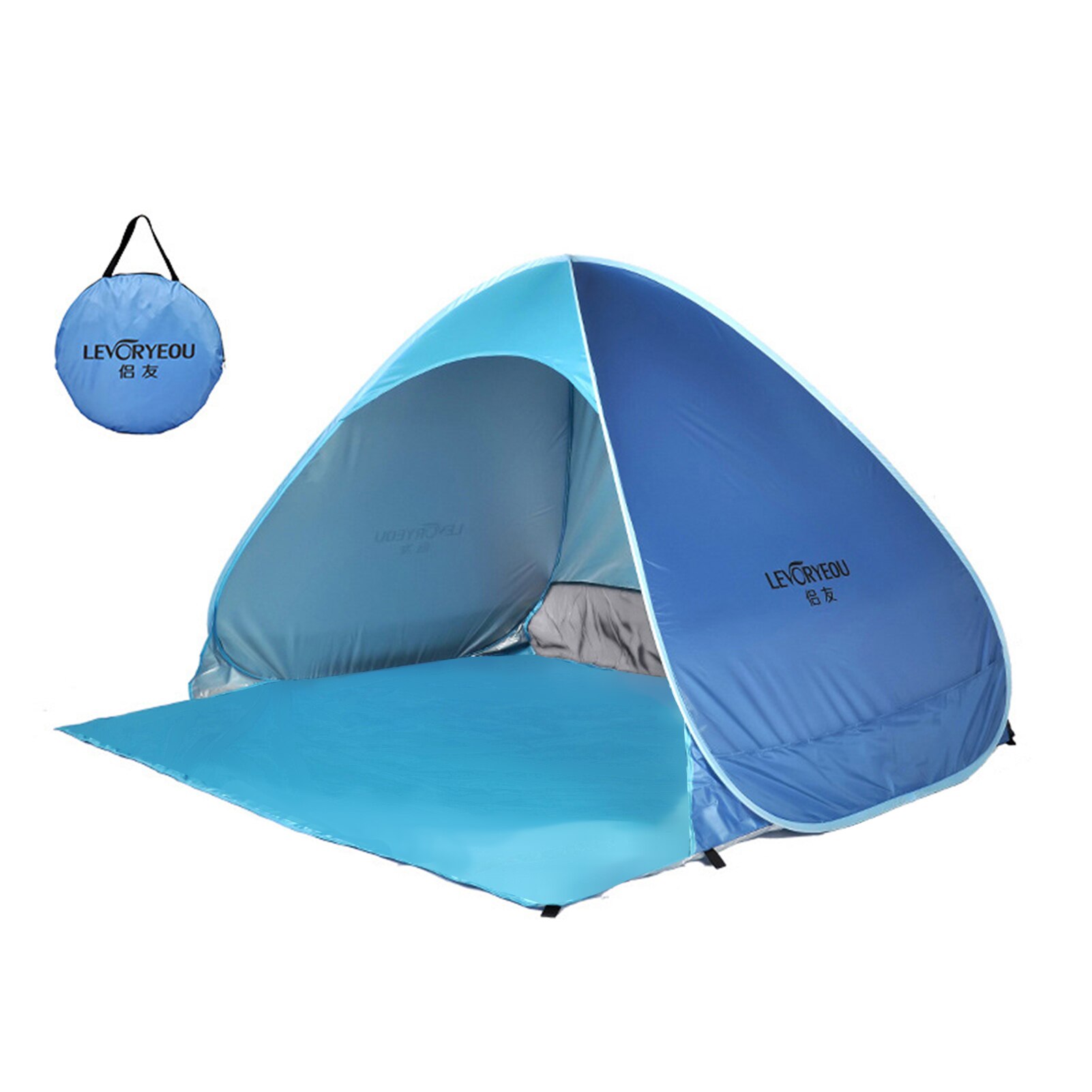 Outdoor Automatic Pop up Beach Tent Camping Tent Cabana Anti UV Fishing Beach Tent Sun Shelter палатка туристическая: 1-2 people