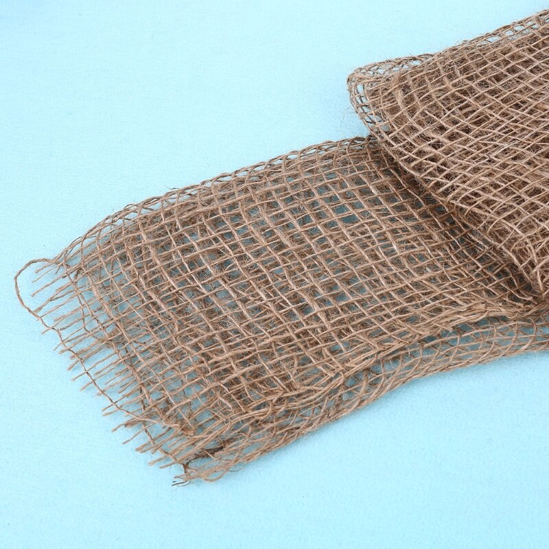 Newborn Jute Backdrop Blanket Baby Photography Prop Chunky Burlap Layer Net Q1FE