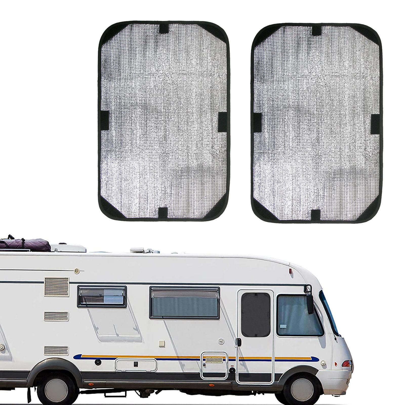 RV Door Window Shade Cover 15.94x24.41inch UV Protection for Regulates Temperature
