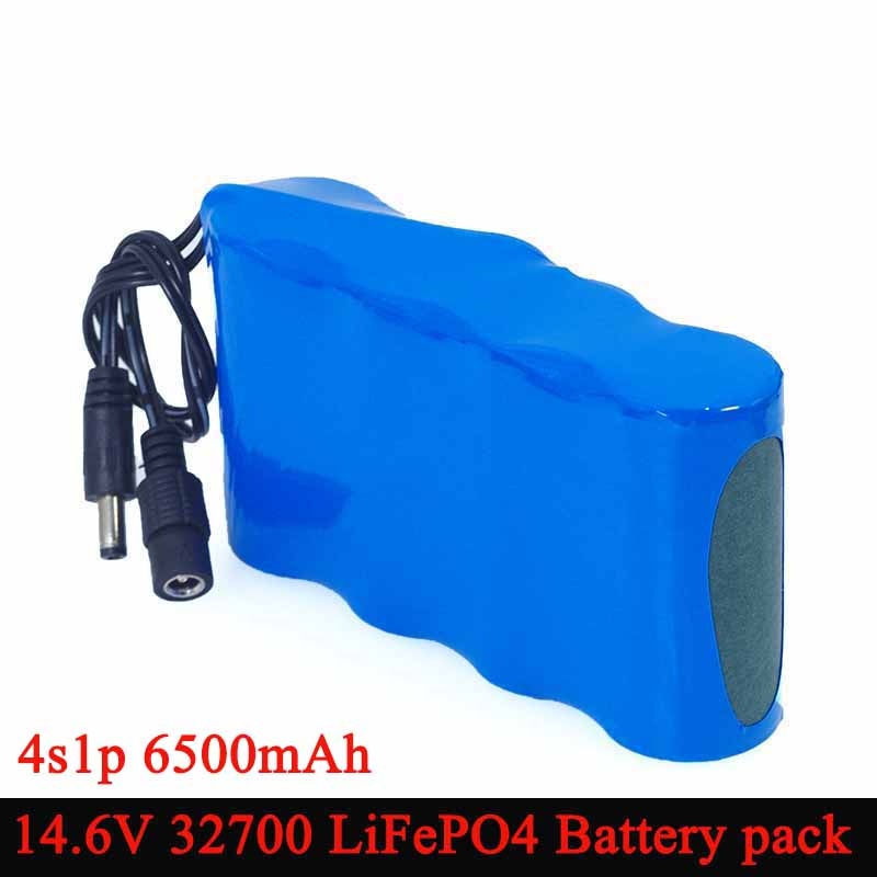 Batería LiFePO4 de 14,6 V, 10v, 32700, 6500mAh, descarga de alta potencia, 25A, máximo 35A, para baterías de taladro eléctrico barredora