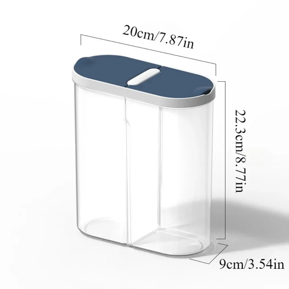 Plastic Opslagcontainer Pasta Rijst Dispenser Granen Organizer Dozen Kast Koelkast Opslag Potten Thuis Keuken Accessoires