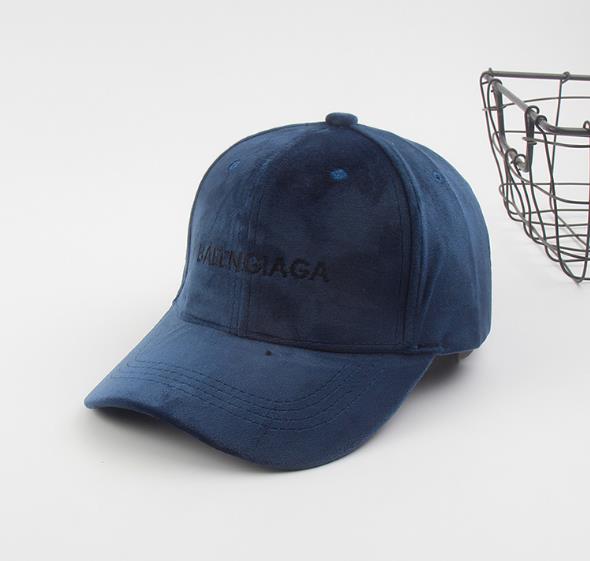 Baeengiaga mærke baseball kasket vinter far hat varm fortykket bomuld snapback kasketter beskyttelse monterede hatte til mænd: Marine blå