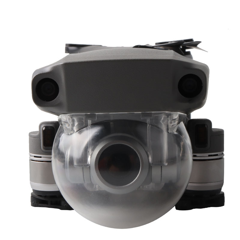 Mavic 2 kameraobjektiv gimbal beskyttelsesdæksel til dji mavic 2 pro / zoom drone tilbehør gennemsigtig grå