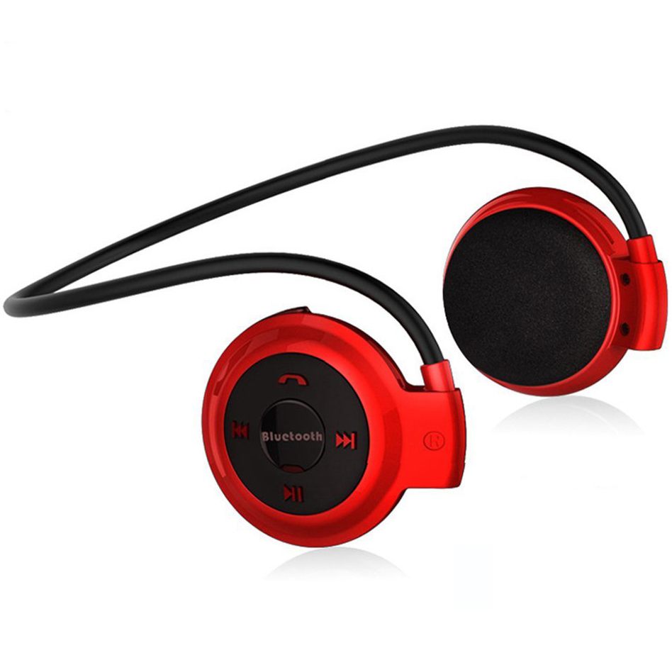 NVAHVA Bluetooth Kopfhörer MP3 Spieler Sport Drahtlose Kopfhörer Karte MP3 Spieler mit FM Radio Mikro SD Karte Spielen Max zu 32GB: verrotten