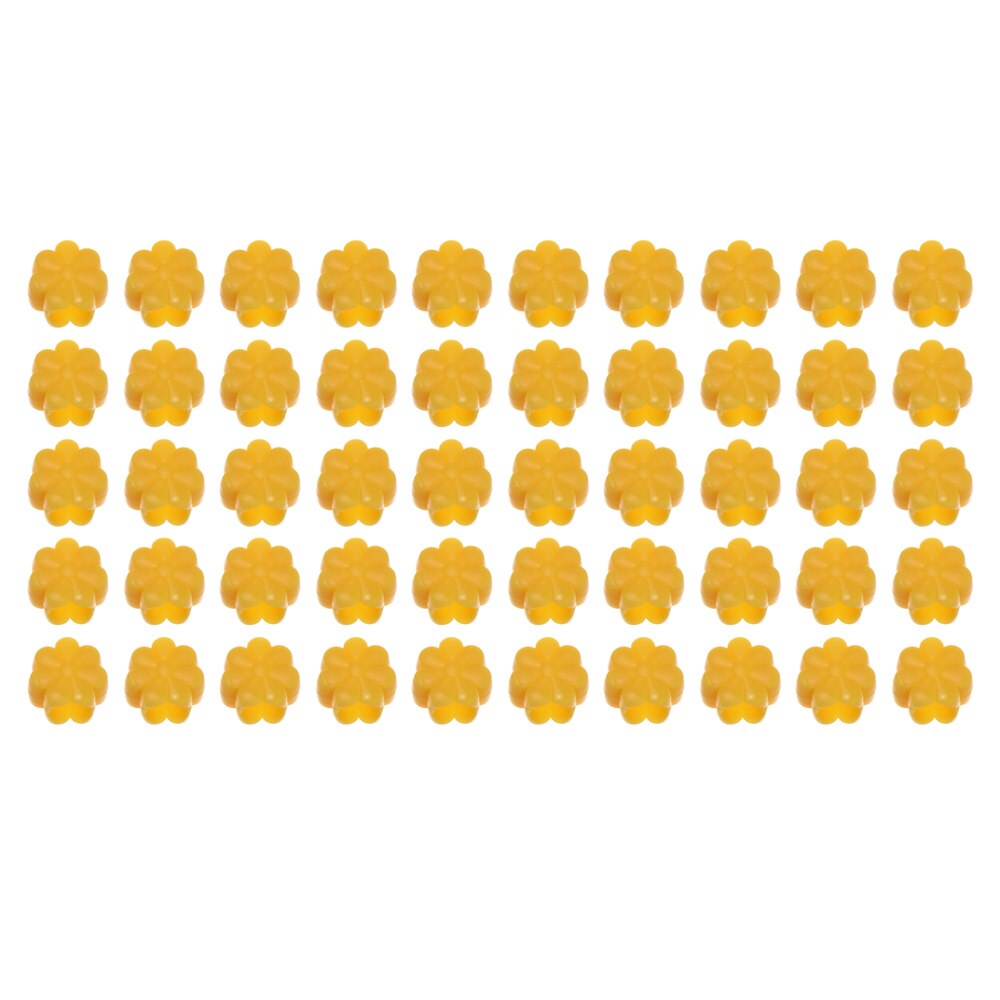 50 Stuks Plastic Platte Bloem Gesp Verstelbare Kralen Anti-Slip Masker Gesp Elastische Band Cap Masker Stopper Ear Cord trekkoord Knop: type5