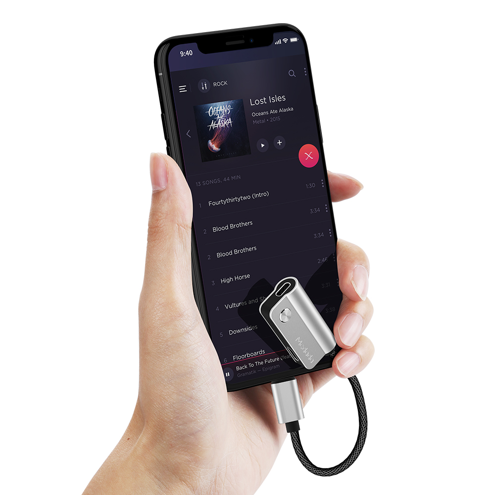 MCDODO Kabel Adapter voor Lightning Naar Voor Bliksem Voor iPhone X 8 7 Plus Oortelefoon Kabel Audio Kabel Opladen Bellen data muziek