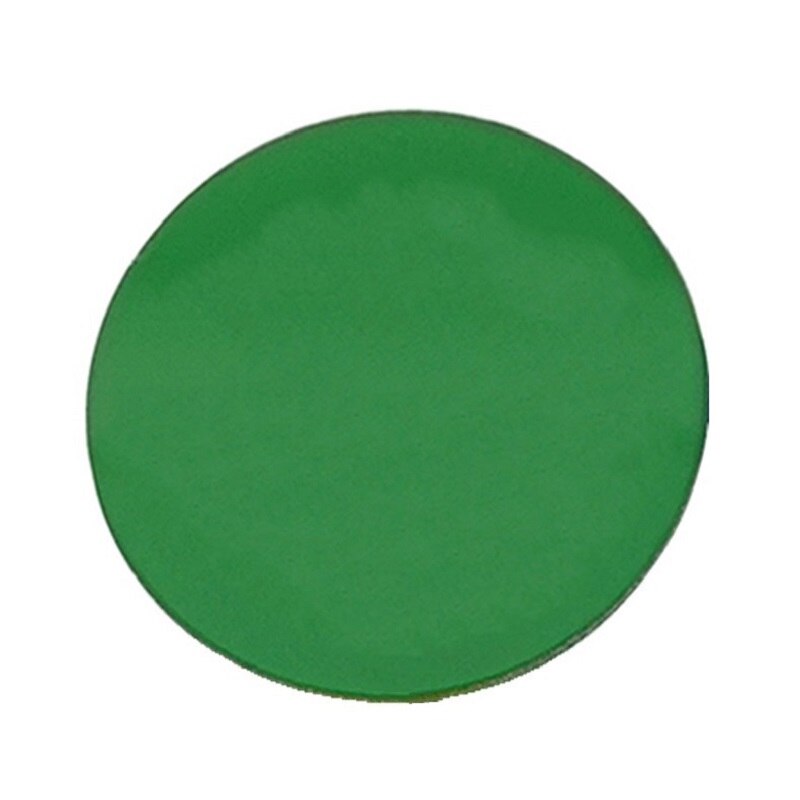 Filtre optique 32mm de diamètre, verre Transparent vert bleu jaune givré blanc jaune pour Microscope biologique 1 pièce