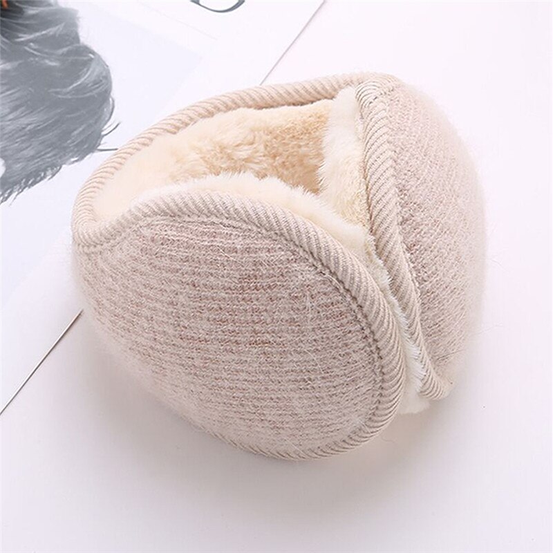 Korvalaput korvalaput korvalämmittimet pääpanta säädettävä naisten miehet tytöt pojat talvi: Beige