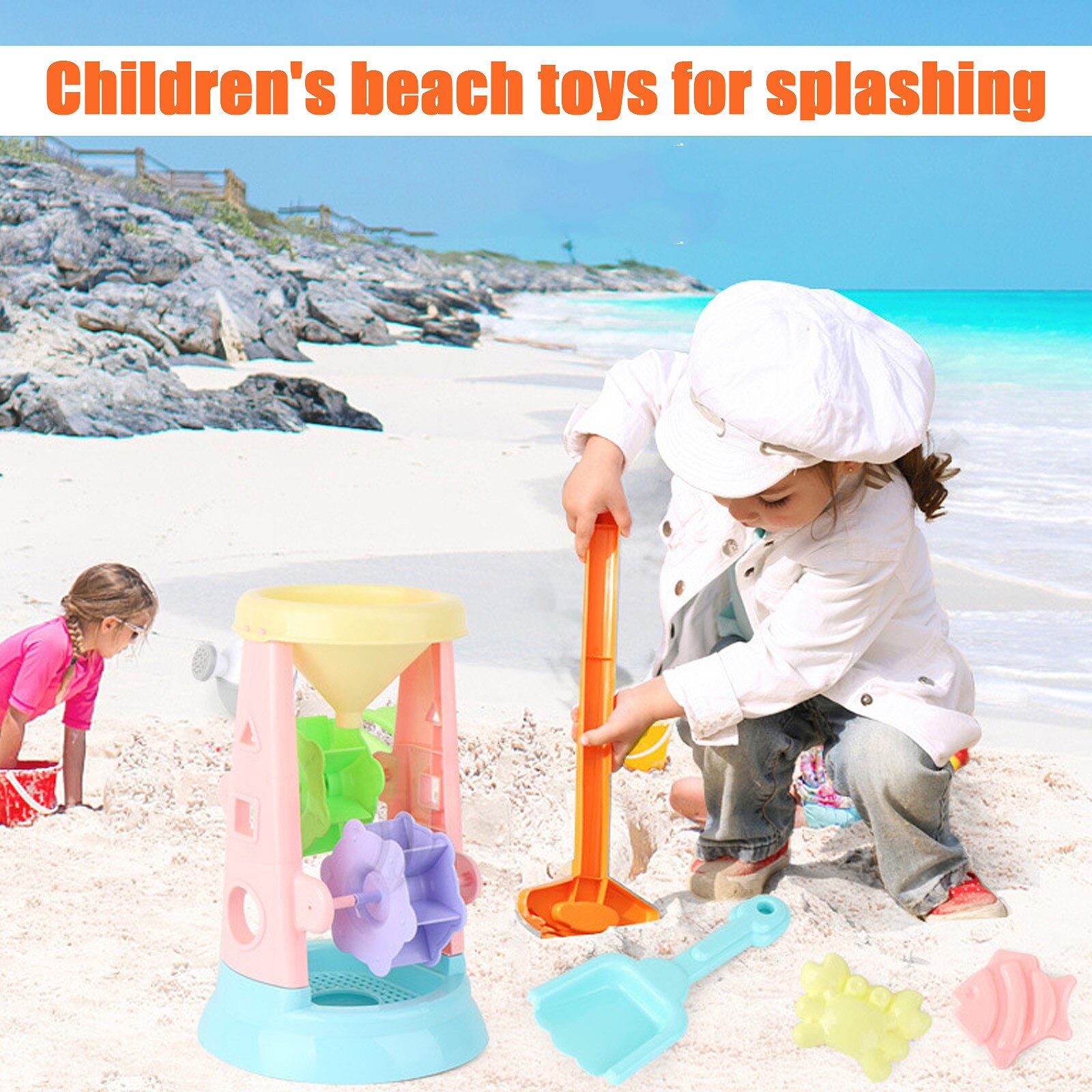 Kinderen Strand Speelgoed Voor Zand Water En Zandloper 5 Stuk Set Van Zand Speelgoed Voor Outdoor Strand Spelen zabawki Doen Piaskownicy Speelgoed