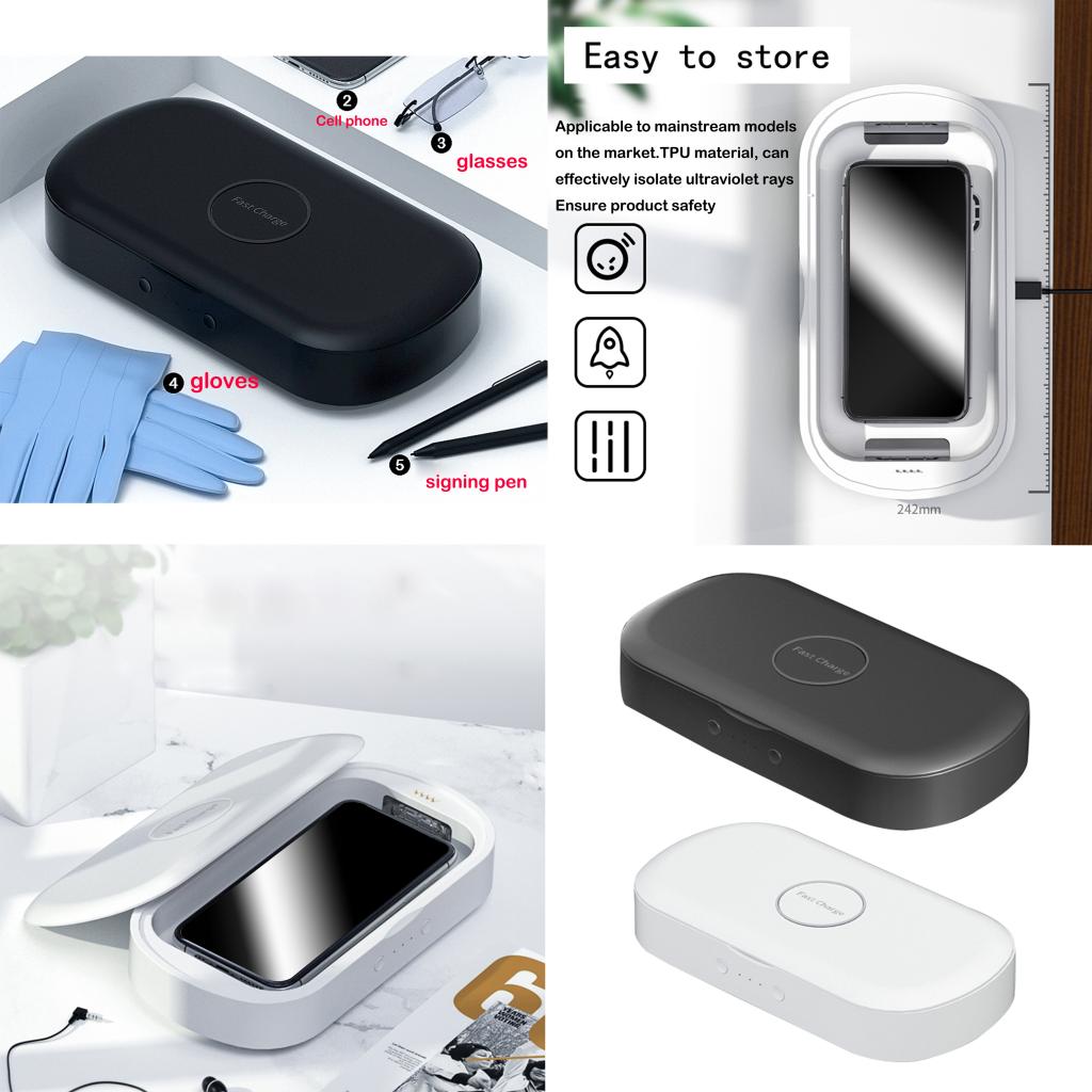 Portable UV Sanitizer Box Disinfection Case Phone Keys Disinfector