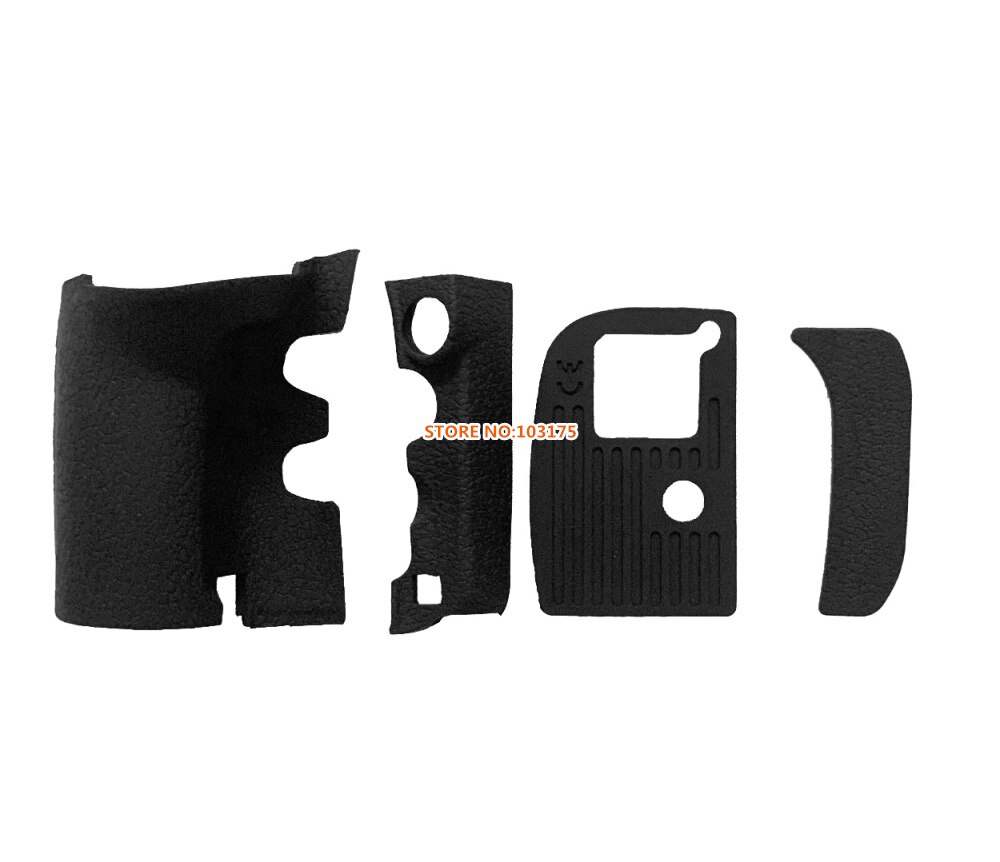 Nieuw Een Set Van 4 Stuks Voor Nikon D800 D800E Camera Grip Lichaam Bodem Rubber Cover Unit Hand Deel + tape