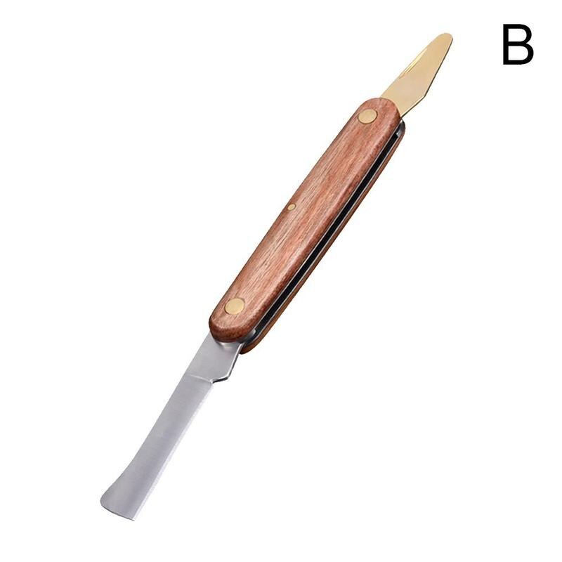 Garden Foldable Grafting Cutter Pruning Seedling Tree Scissors Cutting Tools Newest Pruning Garden Hand Grafting Pruning Tools: Brown