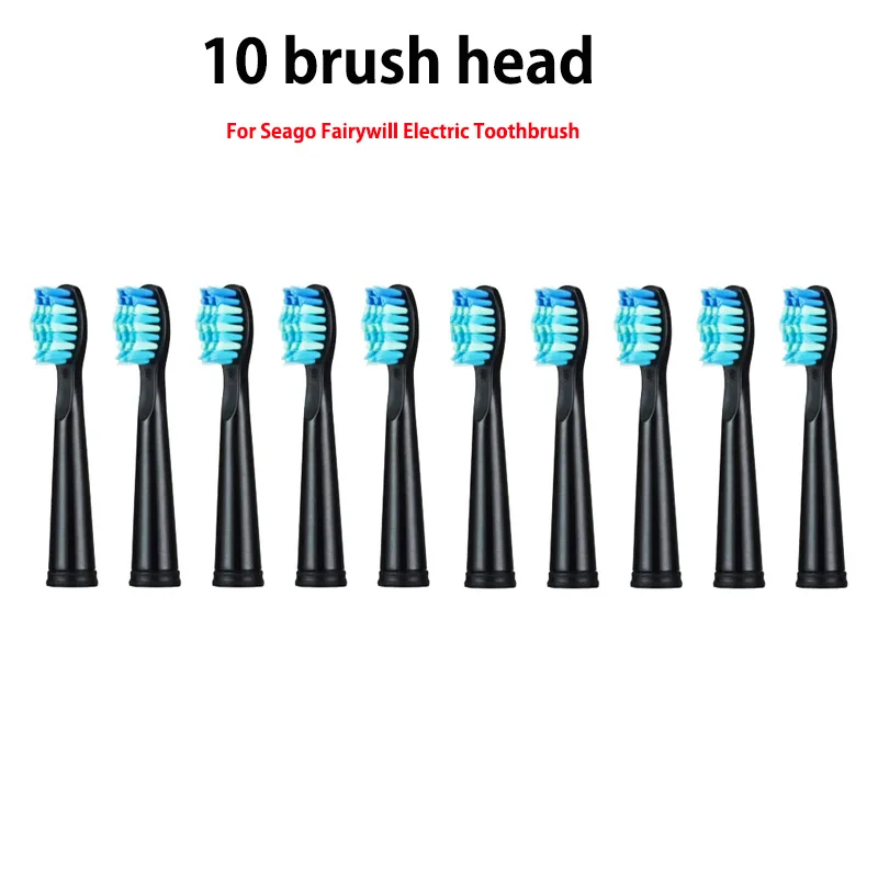 2/5/10 Stuks Elektrische Tandenborstel Vervanging Heads Compatibel Met SEAGO/Fairywill SG/FW 910/507/958/515/949/575/551: Bruin