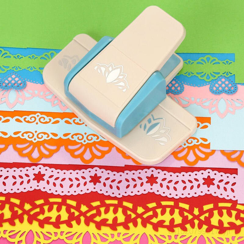 DIY Paper Cutting Tools Paper Puncher Crafting Border Hand Punch Lace Heart Flower Paper Punch for Scrapbooking Arts