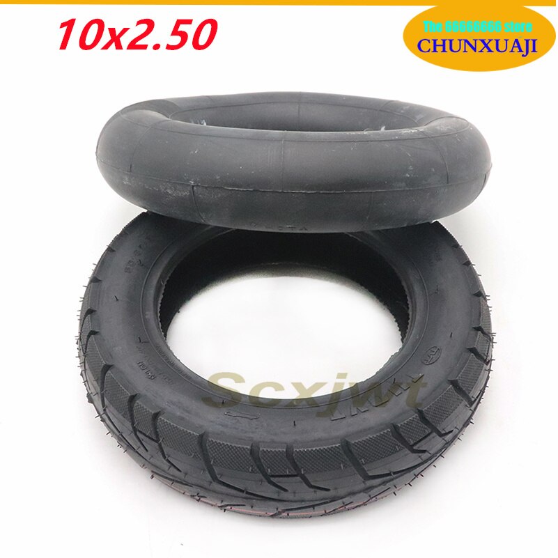 Hoverboard de equilibrio para patinete eléctrico, neumático sin cámara de equilibrio inteligente, tubo interior y diámetro exterior, 10x2,50 pulgadas, 10x2,5