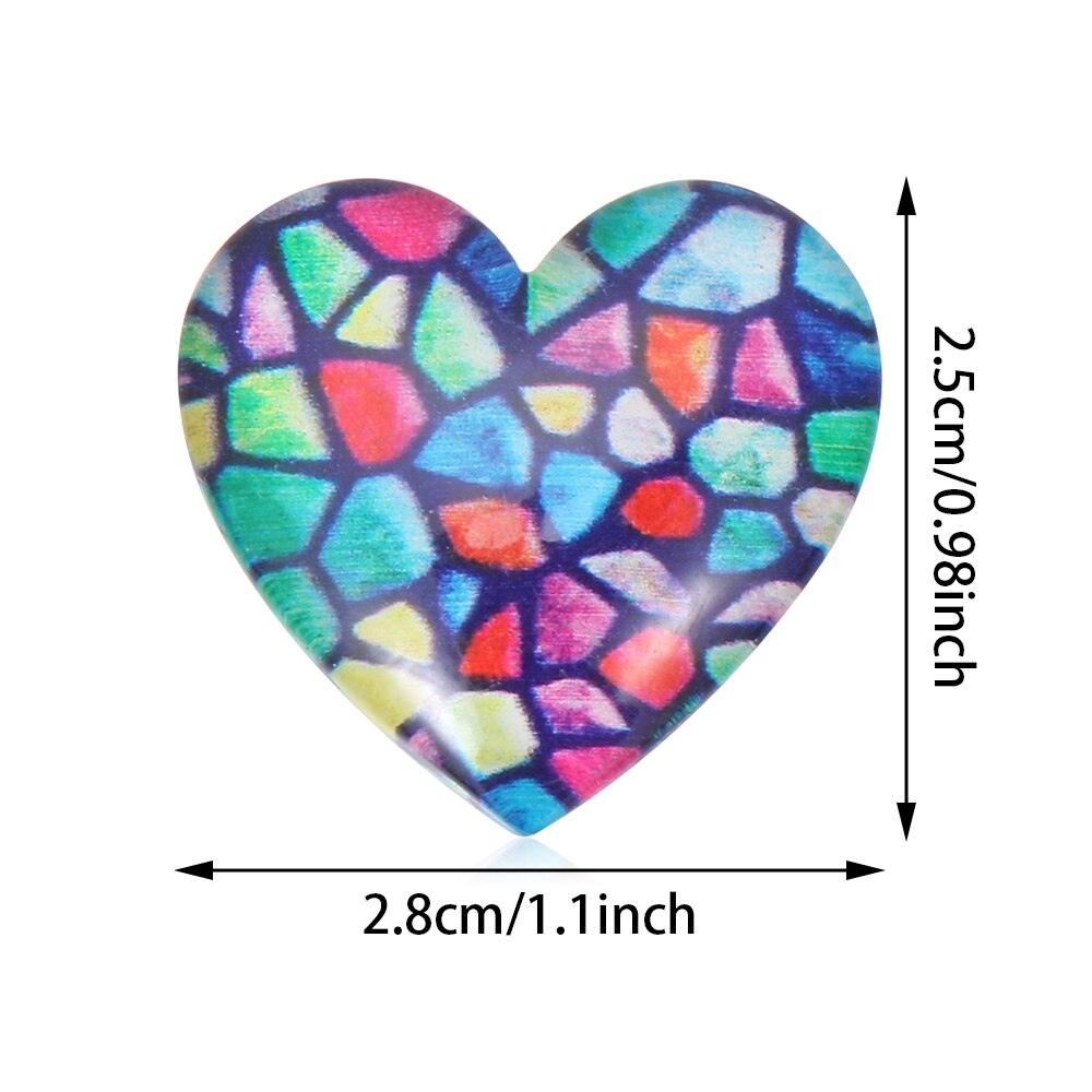 Heart shaped Diamond Painting Magnet Cover Minders Diamond Painting Tools Parchment Paper Cover Holder Diamond Accessories