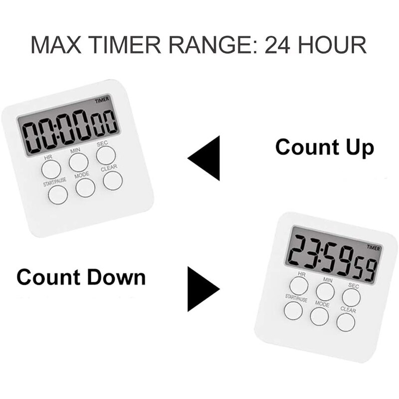 Multifunctional Kitchen Timer Alarm Clock Home Cooking Practical Supplies Cook Food Tool Kitchen Accessories Baking Tool