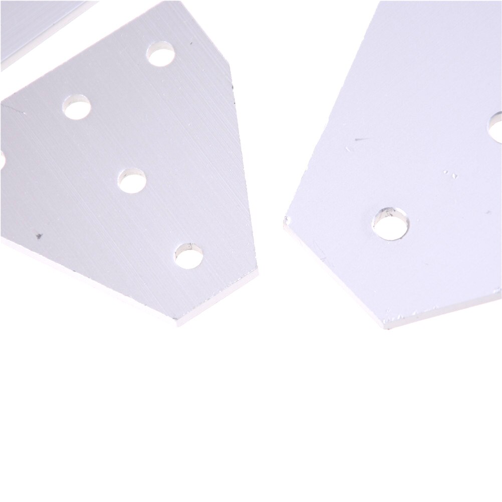 6063-T6 Joint Board Plate Corner Angle Bracket Connection Joint Strip For Aluminum Profile With 5Holes