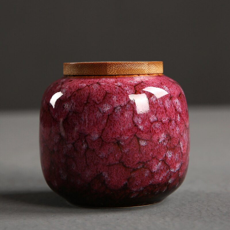 Ceramiczny słoik pudełko na herbatę zamknięte puszki przenośna podróż herbata akcesoria kuchnia bar akcesoria schowek ceramiczny słoik: B